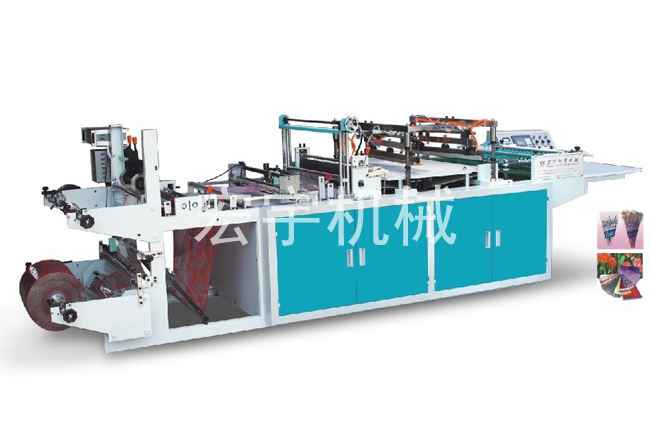 宏宇三角袋鮮花袋製袋機